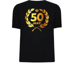 Gouden Krans T-Shirt - 50 jaar  (maat xl)