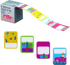 Sint Stickers - Sinterklaas Naamlabels - Box 50 Stuks