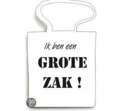 Benza - Schoudertas/Draagtas/Shopping Bag - Ik ben een grote zak!