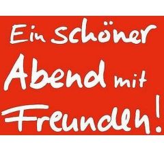 Tissue Servetten - Ein schöner Abend mit Freunden - 40 stuks - 33 X 33 Cm