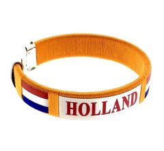 Oranje Holland armband met de Nederlandse 3 kleur. 1 maat past iedereen - 10 stuks