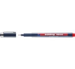 Edding 1800 0,3 Precisie Fineliner Rood