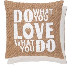 Sierkussenhoes - 100% Katoen - kussenhoes - 40 x 40 cm - beige