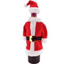 Fleskostuum Kerstman - 2-delig - 32 cm