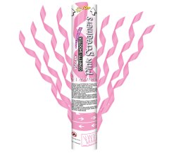 Confetti Shooter – Pink Streamers – Set van 3 Stuks – Roze Slierten – 30 cm – Bereik tot 