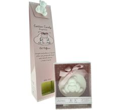 Baby, kinder Beer Cadeau Pakket Geursteen Cotton Geurstaaf 2ml &amp; Geurstokjes 80ml
