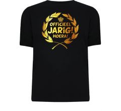 Gouden Krans T-Shirt - Officieel Jarig Hoera (maat xl)