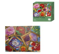 Kikkerland Fresh Artist puzzel Flower power 1000 stukjes 50 x 68 cm