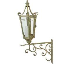 Wand lantaarn op haak - 23 x 39 x 71 cm