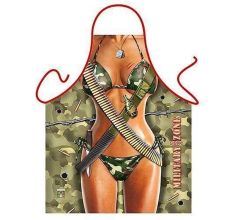 Military Zone Vrouw - Grappig Leuk Sexy Schort Keukenschort