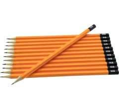 Universeel Grafiet Potlood HB - 12 Stuks