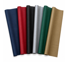 Benza – Cadeaupapier Kraft – 6 Rollen van 200 × 70 cm – Geribd – 6 Kleuren