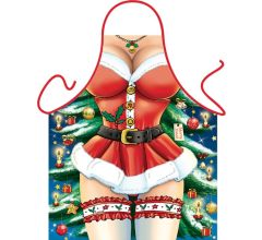 Sexy schort Kerst miss - grappige bbq schort / keukenschort