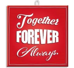 Paperdreams Slogan tegel - together fore