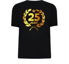Gouden Krans T-Shirt - 25 jaar (maat xl)
