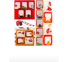 50x Sinterklaas Stickers - Cadeau naamstickers Sint thema - Labelstickers - Etiketten