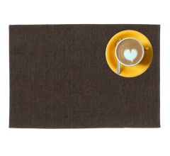 Outdoor buiten placemat Kiko - Bruin - 30 x 45 cm - 4 Stuks