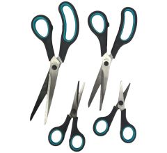 Schaar Scharenset - Roestvrij Staal - 25, 21, 14 en 12 cm. - 4 delig