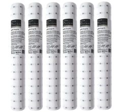3-IN-1 ROL Tafelloper en Placemats Airlaid - Stippen - 40 x 480 cm - 6 Stuks