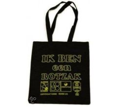 Benza - Schoudertas/Draagtas/Shopping Bag - Ik ben een ROTZAK
