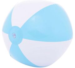 Benza Opblaasbare Strandbal Lichtblauw/Wit 50 cm
