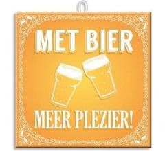 Paperdreams Slogan tegel - bier