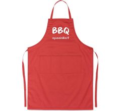 BBQ Specialist - Luxe Schort Keukenschort met tekst - Rood