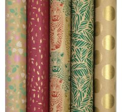 CHARLIZE cadeaupapier - inpakpapier - 2 meter x 70 cm - 10 Rollen