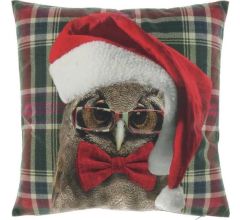 Unique Living | Kussen Xmas Animal print 45x45cm dessin 1 | Kussen woonkamer of slaapkamer