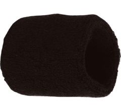 Benza Pols Zweetbandjes - Zwart 6 cm - 2 stuks