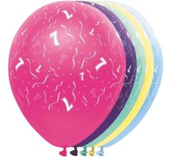 Ballonnen - feestballonen - 7 jaar