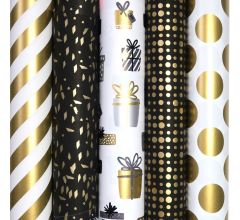 Benza - Gatsby - Extra sterk premium assortiment cadeaupapier - 2 meter x 70 cm - 5 Rollen