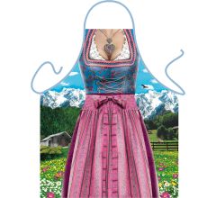 Bavarian Frau - Traditionele Klederdracht - Lederhose-Dirndl - Grappig Leuk Tirol Tiroler Schort Ke