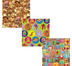 Assortiment sinterklaas inpakpapier cadeaupapier - 200 x 70 cm - 6 stuks