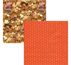 Assortiment 6 Sinterklaaspapier Cadeaupapier Inpakpapier - 200 x 70 cm - 6 rollen