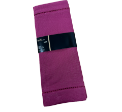 Tafelloper Kerst Kerstmis Noel Bordeaux zilver 45 x 150 cm