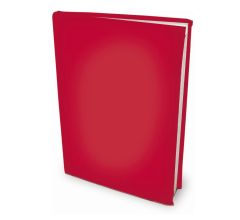 Rekbare boekenkaften A4 - Rood - 6 stuks