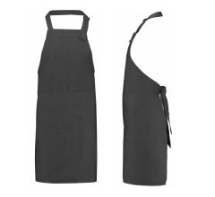 Benza Schort Keukenschort - Donkergrijs  - 75 x 85 cm - 10 stuks