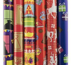 Sinterklaaspapier Inpakpapier Cadeaupapier Assortiment - 300 x 70 cm - 5 rollen