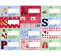 Naamstickers Sinterklaas