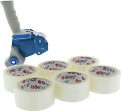 72 Rollen - Extra Sterke Transparante Verpakkingstape - Breed Plakband 48 mm x 66 mtr + Dozensluite