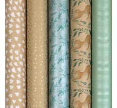 CHARLIZE 100% Recycled 70 Gr/m2 cadeaupapier inpakpapier - 200 x 70 cm - 50 rollen