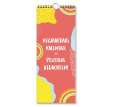 Verjaardagskalender Vol Positieve Gedachten – 13 x 32 cm